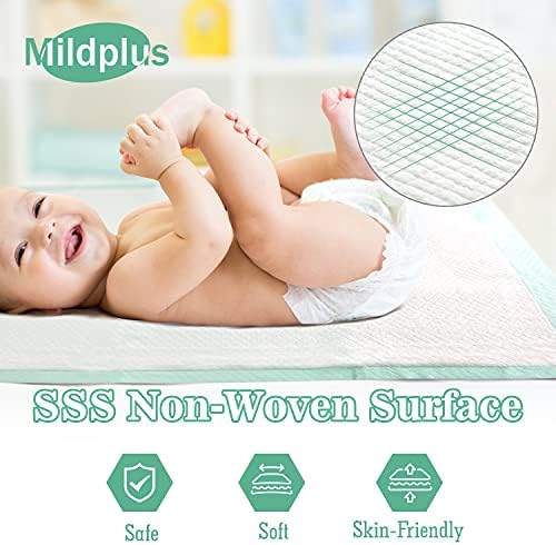 MILDPLUS 30" x 36" Disposable Bed Pads, Super Thicker Underpads - Image 3