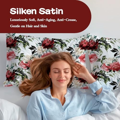 Satin Pillowcase for Hair and Skin, Softer Than Mulberry Silk Pillow Cases 2 - Image 5