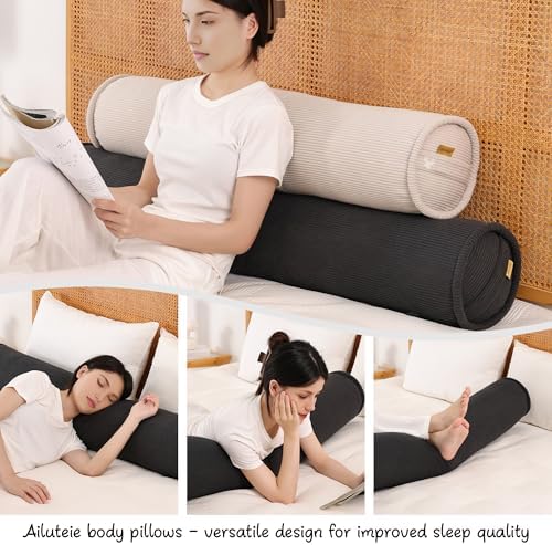 Cuddle Pillow – Corduroy Long Body Pillow - Image 6