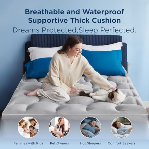Bedsure Waterproof Mattress Topper Full - Image 3
