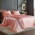 BEDELITE Satin Sheets Twin Size Bed Set, Rose Pink, 3 Pieces by BEDELITE