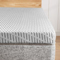 HOMRELEXA Bamboo Mattress Topper Full Size 4 Inch, Cooling Gel & Bamboo by HOMRELEXA