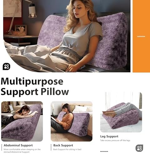 14LB Thickened Wedge Pillow Headboard Body Positioner Bed Wedge Pillow Backrest - Image 4