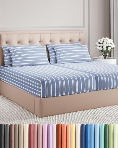Split King 7 Piece Bed Sheet Set by CGKUnlimited