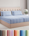 Split King 7 Piece Bed Sheet Set by CGKUnlimited