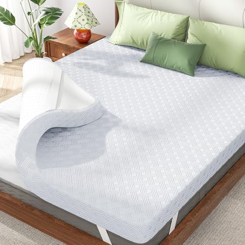 Full Size Memory Foam Mattress Topper by Qocismile