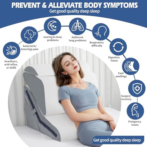 4Pcs Orthopedic Bed Wedge Pillow Set - Image 6