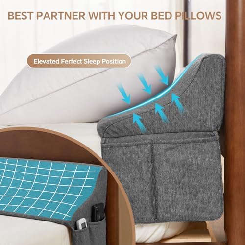 EUHAMS Full Size Bed Wedge Pillow - Image 3