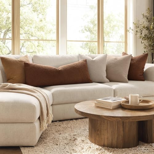 MIULEE Textured Boucle Lumbar Pillow Cover - Image 5