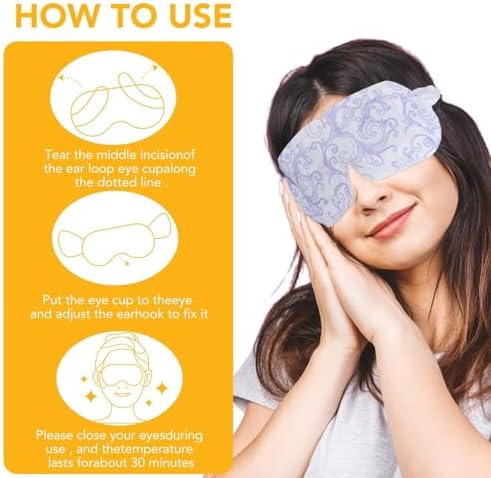 XPCARE 60 Pack Steam Eye Mask Disposable - Image 6