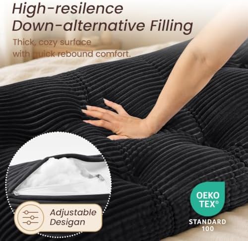 Sasttie Headboard Pillow King, Bed Wedge Pillow Headboard - Image 4