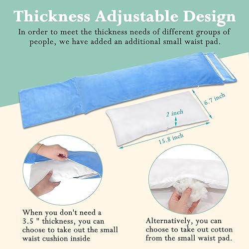 Lumbar Support Pillow for Sleeping Lower Back Sciatic Nerve Pain Relief Lumbar - Image 3