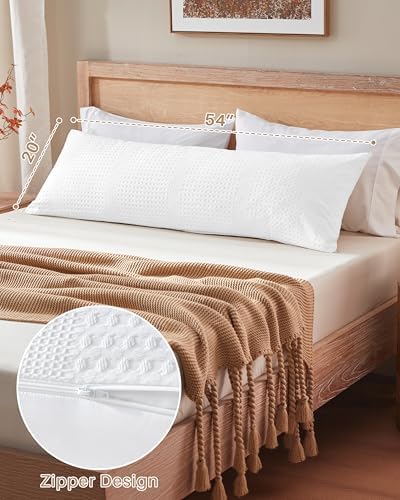 YZ HOME Waffle Weave Body Pillow - Image 3