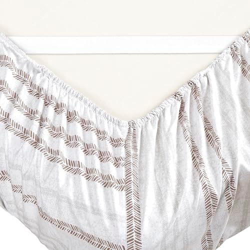 Elegant Comfort 6-Piece Sheet Set Deep Pocket Stripe, Traci Linen - Image 4