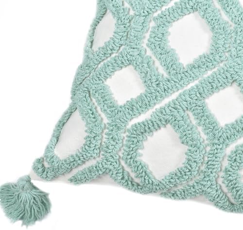 Boho Throw Pillow Covers 18x18 Tufted - Image 7