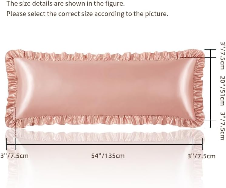 Rose Gold Satin Pillowcases Body Pillow - Image 5