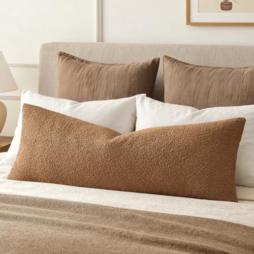 MIULEE Textured Boucle Lumbar Pillow Cover by MIULEE