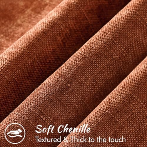 decorUhome Chenille Decorative Throw Pillow Covers 22x22 Set of 2 - Image 2