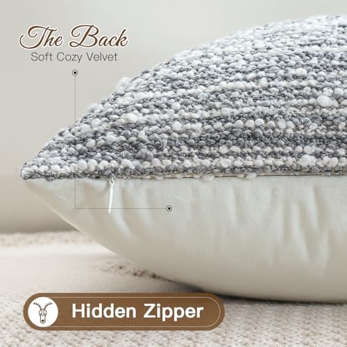 Artscope Throw Pillow Cover 20x20 Inch Set of 2 Super Thick Pillow Cover - Image 5
