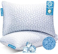 QUTOOL Cooling Pillow for Sleeping, CertiPUR-US Shredded Memory Foam Standard by QUTOOL