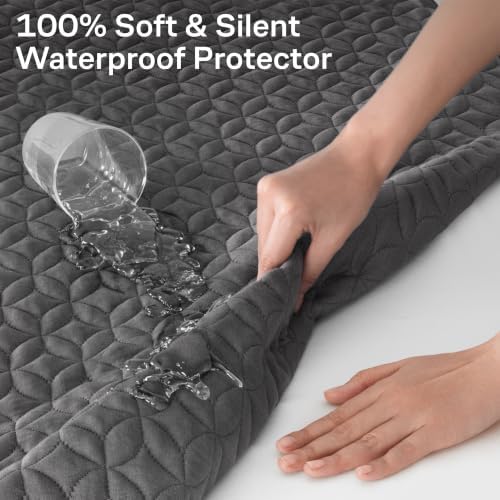 100% Waterproof Noiseless & Breathable Queen Size Mattress Protector - Image 2