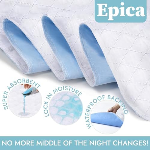 Epica Incontinence Bed Pads Washable Waterproof - Image 3