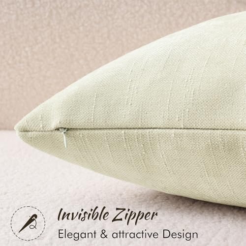 decorUhome Chenille Decorative Throw Pillow Covers 12x20 Set of 2 - Image 3