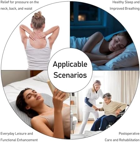 Ultra-Length Wedge Pillow– Eases Sleep Apnea, Heartburn & Back Pain 5" High - Image 5