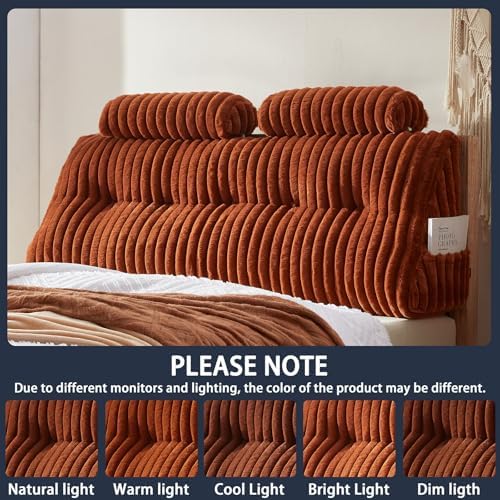 Rycwola Faux Fur Headboard Pillow - Image 6