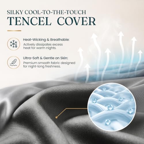 Oubonun Weighted Body Pillow for Side Sleepers, 41x10in 7.15lbs - Image 3