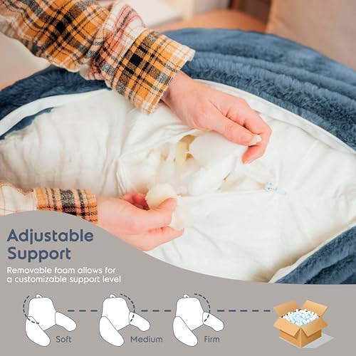 Nestl Fur Reading Pillow, Stylish Back Pillow - Image 6