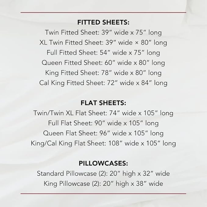 Red Land Cotton Luxury Sheet Set | 100% American Grown Cotton Basics | Premium Hotel Ultra-Soft Lightweight 4 Piece USA Made Deep Fitted, Flat Sheet, & Pillowcases Percale Weave (Cal King/Natural)