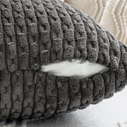 MIULEE Neutral Grey Decorative Throw Pillow Covers - Image 6