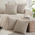 Fancy Homi 4 Packs Decorative Throw Pillow Covers by Fancy+Homi