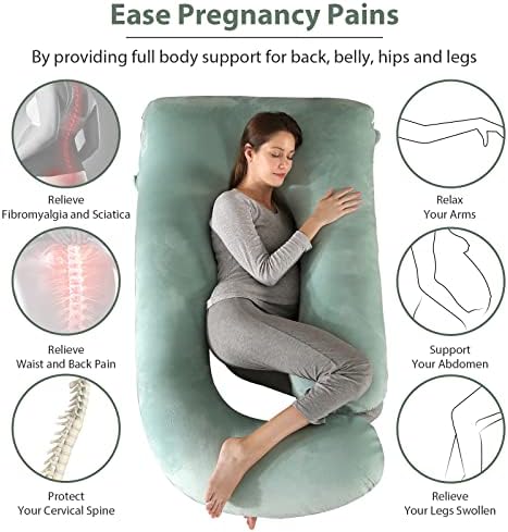 BATTOP Pregnancy Pillows for Sleeping- U Shaped Full Body Maternity Pillow - Image 4