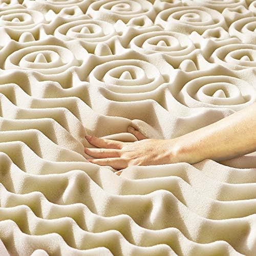 Mellow 3 Inch 5-Zone Memory Foam Mattress Topper, Fresh Copper Infusion - Image 4
