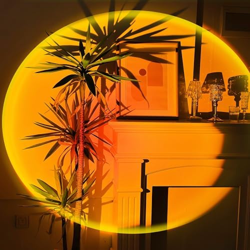 Tsrarey Sunset Lamp Projector,180 Degree Rotation Sun Projection Light - Image 6