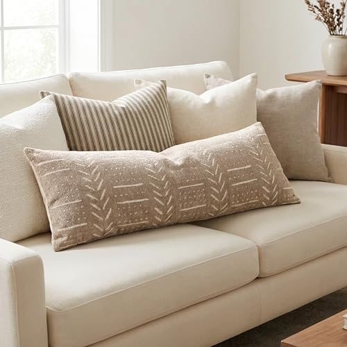 BlissBlush Decorative Long Lumbar Pillow Cover 14x36 - Image 5