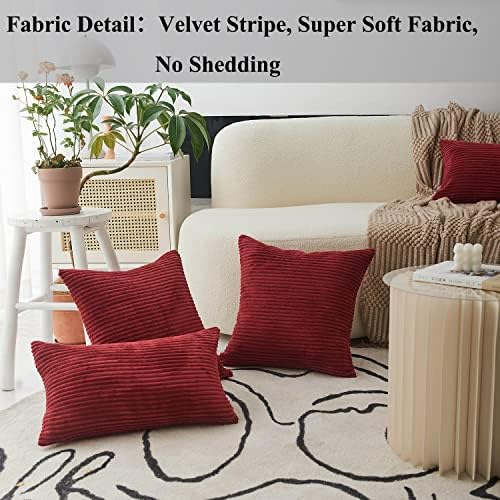 Home Brilliant Red Pillow Covers - Image 2