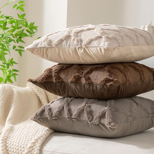 Set of 2 Soft Moroccan Throw Pillow Covers 12x20 Inch Plush Boho Decorative - Image 7