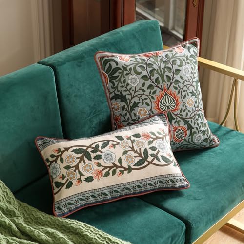 ISAENNE Vintage Linen Throw Pillow Cover - Image 4