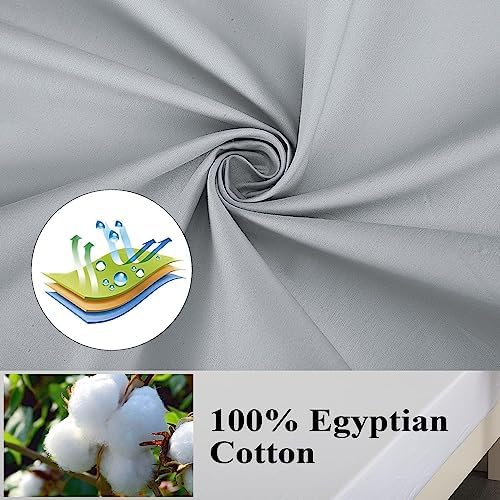 100% Egyptian Cotton King Size Pillow Protectors - Image 3
