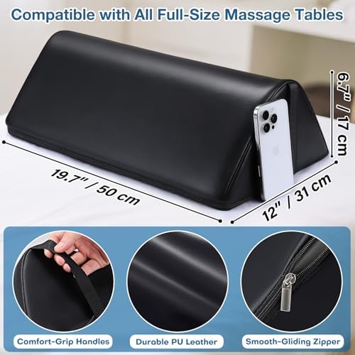 Knee Wedge Pillow for Legs, Under Knee Elevated Pillow for Sleeping on Back - Image 5