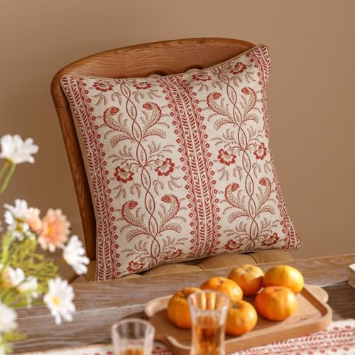 ISAENNE Designer Linen Throw Pillow Cover - Image 3