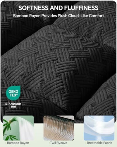 College Dorm Room Essentials Twin XL Mattress Topper Pillow Top - Image 3