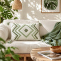 Boho Pillow Covers 12X20 Inch Boho Tufted Throw Pillow Covers Decorative by LOOPUINHOM