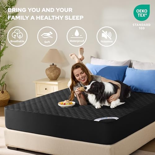 BEDLORE 2 Pack Waterproof Mattress Protector, Twin Size Mattress Pad - Image 3