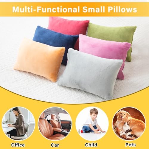 1 MIDDLE ONE 2 Pack Small Pillow, Memory Foam Mini Pillow 11 X 7 Inches - Image 5