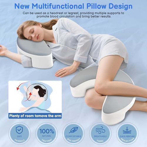 Side Sleeper Pillow with Arm Holes -arm Pillow Ergonomic - Image 3