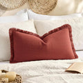 100% Cotton 14x24 Inch Lumbar Pillow Cover by KevinTextile